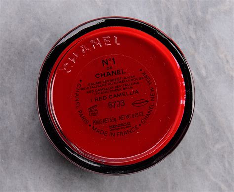 Chanel red camellia balm